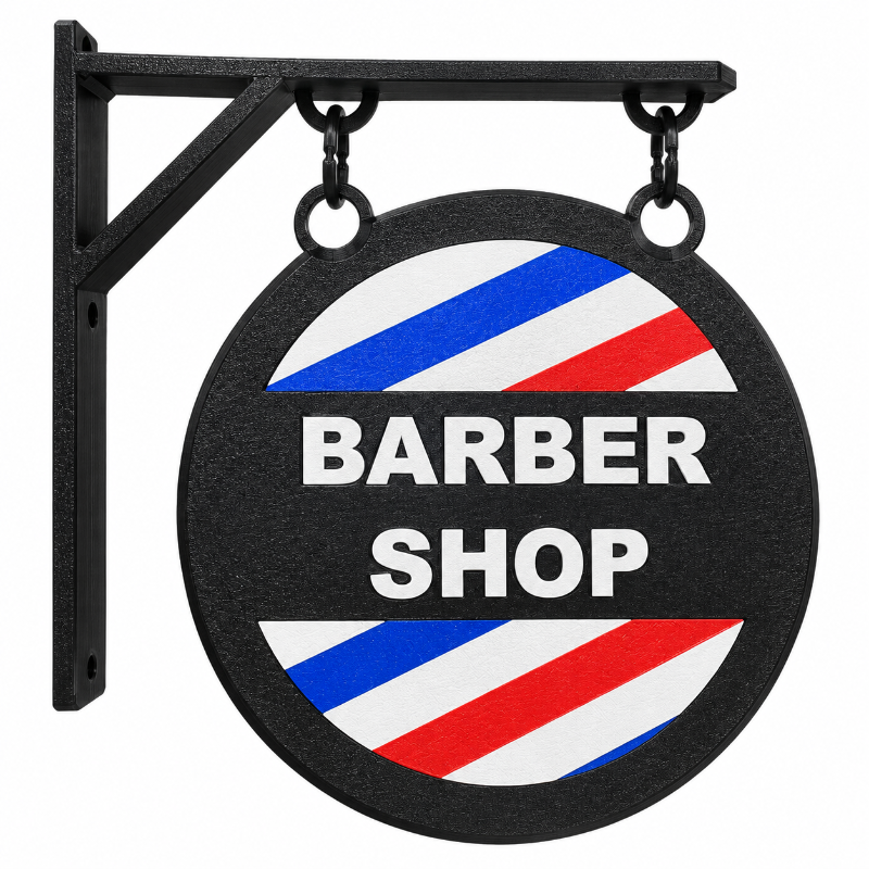 Cartel Decorativo Barbershop