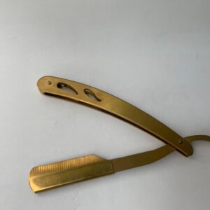 navaja metal dorada