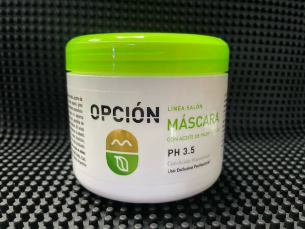 MASCARA DE NUTRICION OPCION uso profesional