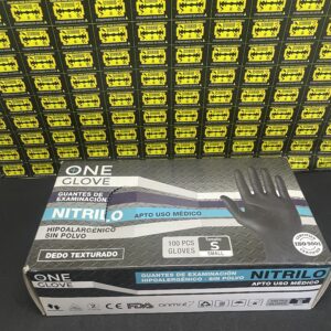 Guantes de nitrilo negro