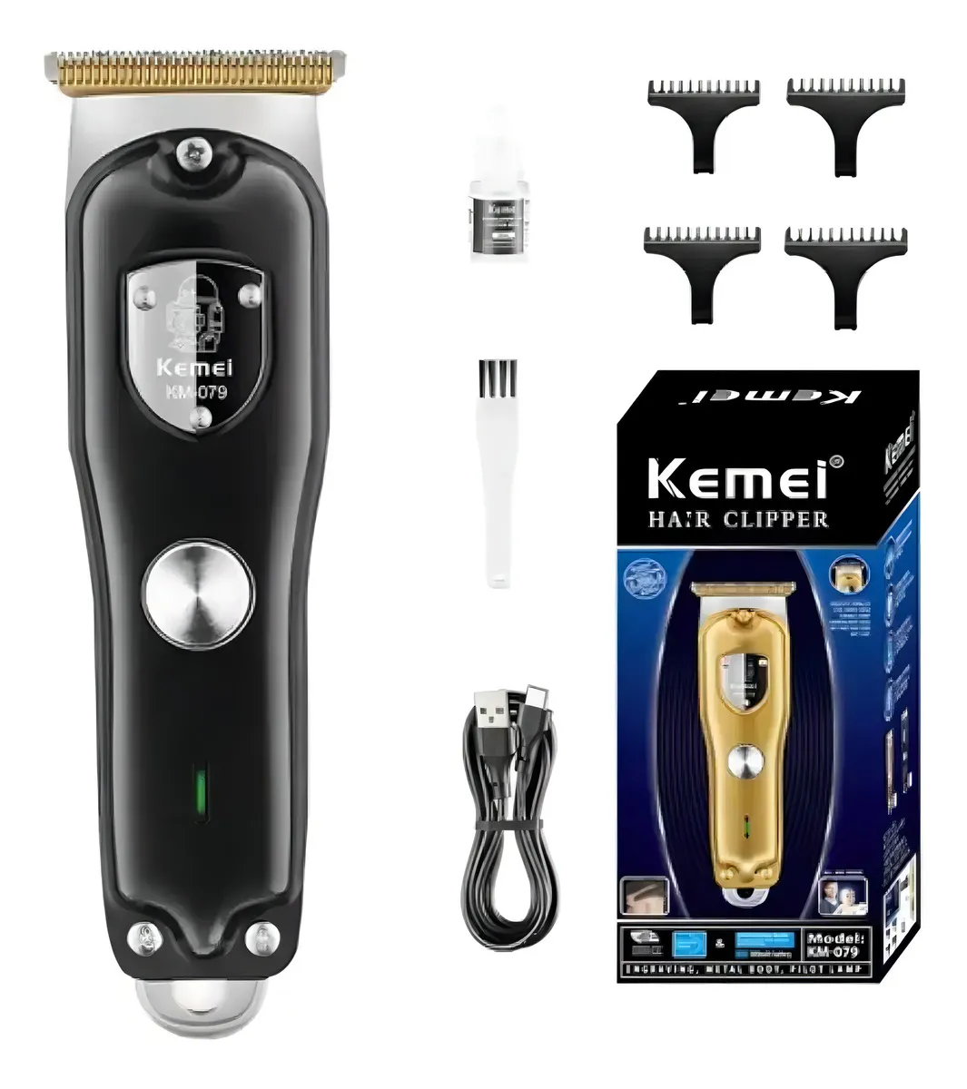 Patillera Kemei KM-078 Galax