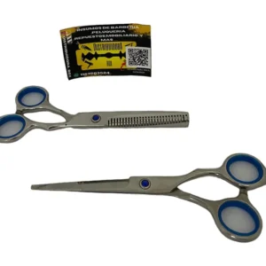 par de tijeras punto azul