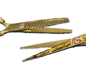 Par de Tijeras Dragon Doradas