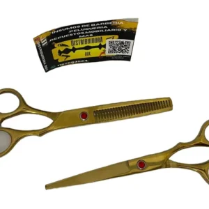 par de tijeras destello