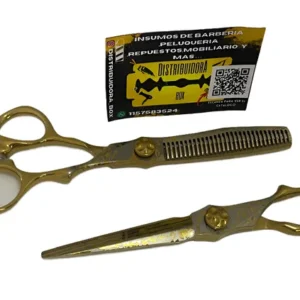 par de tijeras marlon gold