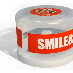 porta cuellito transparente